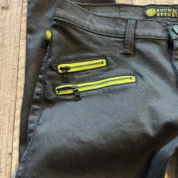 ROCK‎ & REPUBLIC Banshee glow jeans-size 10 - Picture 8 of 13